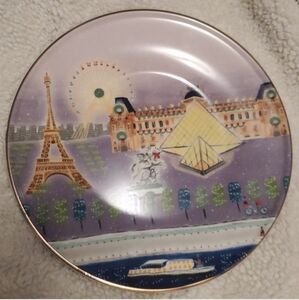 Nwt anthropologie holiday plate paris